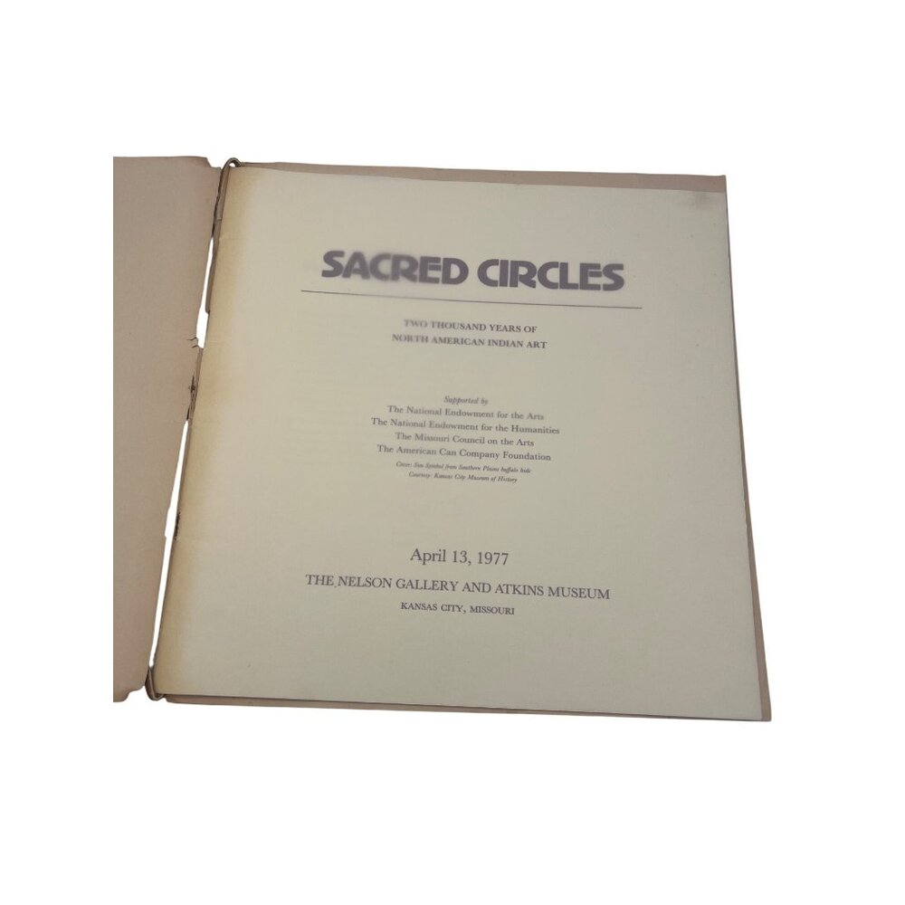 1977 Sacred Circles Exhibit Reception Program Nelson Atkins Kansas City Missouri - Picture 3 of 9